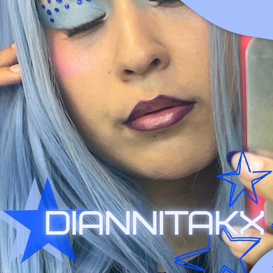 BLUBERRY GLAM  | AZUL SOMBRA DE OJOS Y MAC GRAPE EXPECATIONS LIP COMBO